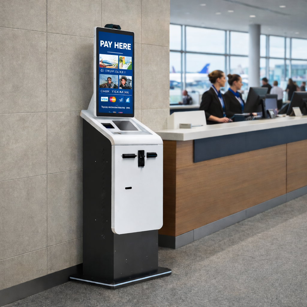 Laatste bedrijfsblogs Airport Self-Service Upgrade: Betaalsysteem met documentherkenning in passagiersbetalingsproces