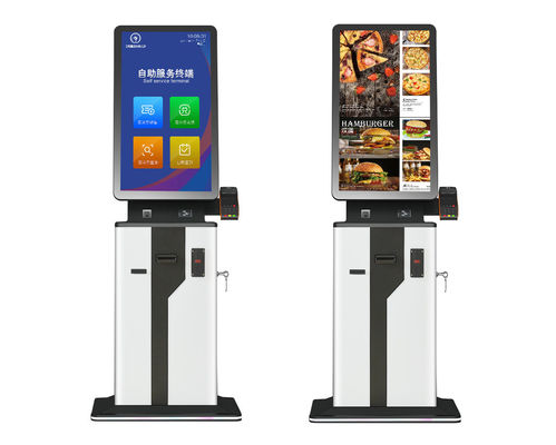 21.5inch Ticket Vending Kiosk Pos Machine Digitale bestelkiosken