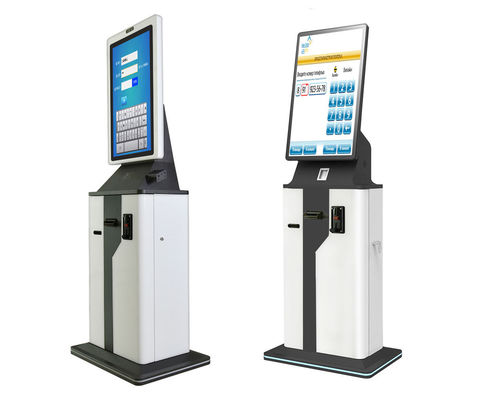 kopen Koolstofstalen incheckkiosk Vloerstaande luchthaveninformatiekiosk online manufacture