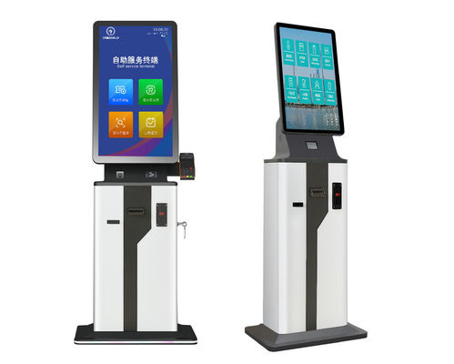 kopen Touch Screen Check In Kiosk Self Service Terminal Kiosk met printer online manufacture
