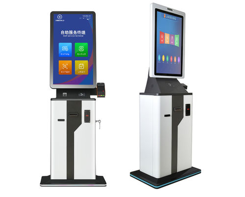 kopen 21,5 inch Smart Hotel Uitchecken Check-in kiosk met creditcardbetalingsterminal online manufacture
