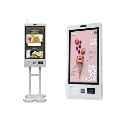 kopen Innenruimte Voedselbestelling Betaling Kiosk Machine POS Houder Restaurant Capacitive Touch Screen Betaling Kiosks Zelf bestellen Kisok online manufacture