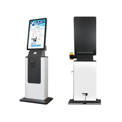 kopen Zelfbedieningskiosk voor contant geld en munten met Android-betaalterminal, kaartdispenser, ticketprinter en zelf-incheckfunctie voor hotels online manufacture