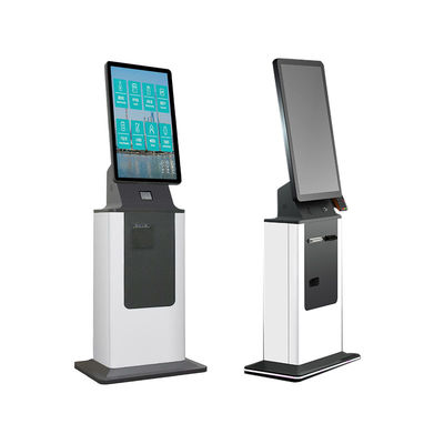 kopen 27/32 inch hotel check in kiosk met capacitieve touch 10 punt scherm en thermische printer voor zelfbediening online manufacture