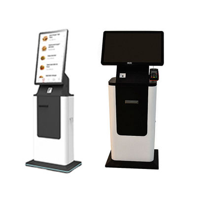 kopen OEM ODM zelfbediening Betalingsterminal Touch Screen Hotel Check in Barcode Reader Kaartverdeler Ticketprinter Kiosk Machine online manufacture