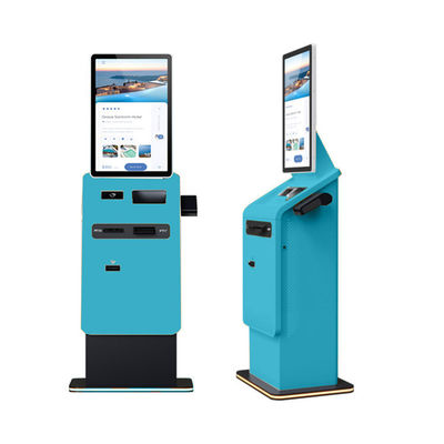 kopen Selfservicekiosk met een resolutie van 1920*1080, meerdere betaalmethoden en een paspoortscannerterminal online manufacture