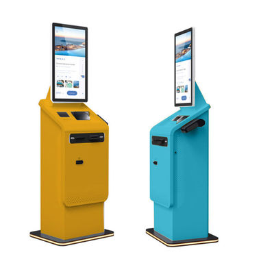 kopen Zelfbedieningskiosk Interactief aanraakscherm Muntgeldverdeler Kaartlezer Cash Recycle Zelfbedieningskiosk Terminal online manufacture
