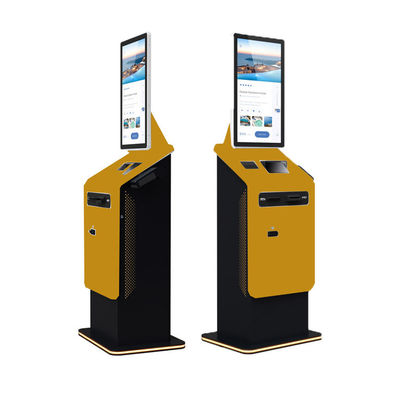 kopen 27 32 Inch Touch Screen Betaalkiosk Zelfbediening Cash Coin Recycle Acceptor Machine Foreight Currency Exchange Kiosk Terminal online manufacture
