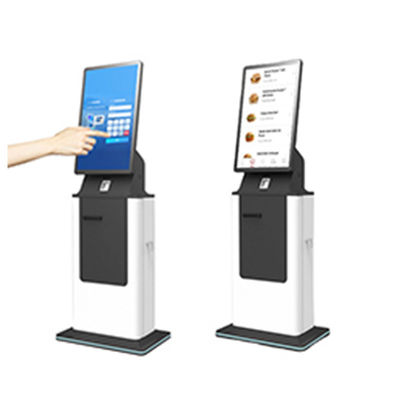 kopen 27 inch Touch Screen Self Service Check In Kiosk met Android/Linux/Win7/8/10/11 besturingssysteem en optioneel QR-code online manufacture