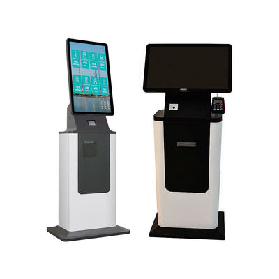 kopen Custom Customer's Logo Interactieve Check-in Counter Android Metalen behuizing Verhard glaspaneel online manufacture