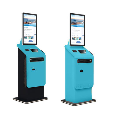 kopen Self-service hotel inchecken kiosk met thermische printer en magnetische kaart ticket type online manufacture