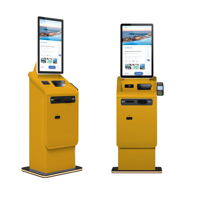 kopen Zelfbetalingskiosk Kaartleverancier Kassa register Scannen Valutawisseling Betalingskiosk Machine met paspoortlezer online manufacture