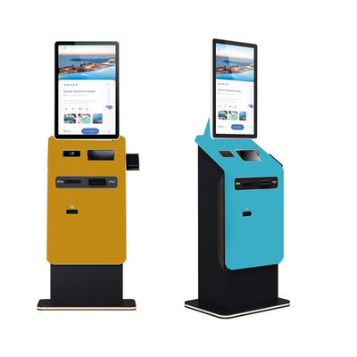 kopen Crtly Dual Screen Self Service Kiosk QR Code Touch Screen Geïntegreerde Informatie Kiosk Contant Betaal Kiosk online manufacture