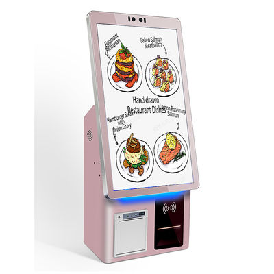 kopen Crtly 21,5 inch Capacitive Android Touch Screen Tabletop Checkout Payment Kiosk Zelfbediening Bestelkiosken met Qr Code Scanner online manufacture