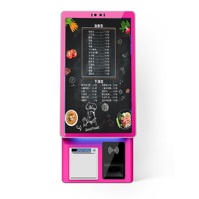 kopen 21.5 Inch Desktop Touch Self Service Ordering Kiosk Receipt Printing Card Reader Card Reader Scanning Cashless Payment Kiosk online manufacture