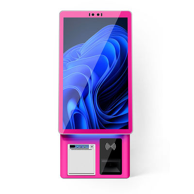 kopen Op een bureau gemonteerde vloerstandaard touchscreen zelfbediening bakkerij betaalautomaat kiosk machine ticketprinter kaartlezer voedsel bestellen online manufacture