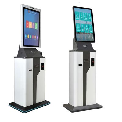 kopen 27 inch zelfbediening aanraakscherm Hotel Check in Kiosk met kaartverdeler Resolutie 1920*1080 online manufacture
