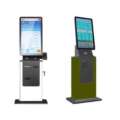 kopen Gepersonaliseerd logo Check In Kiosk Metalen behuizing Verhard glaspaneel Elektrische kaartlezer online manufacture