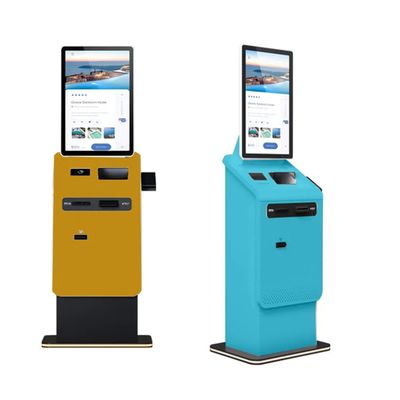 kopen Self-service hotel check-in kiosk met 27 inch touchscreen en cash deposit functie online manufacture