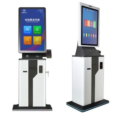 kopen Smart Touchscreen Ticket Vending Machine voor contante kaarten Mobiele betaling met Win/Linux Software online manufacture