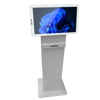 kopen Veldstaande 21,5 inch touchscreen zelfbedieningskist met QR-scanner en ontvangstprinter voor restaurants online manufacture