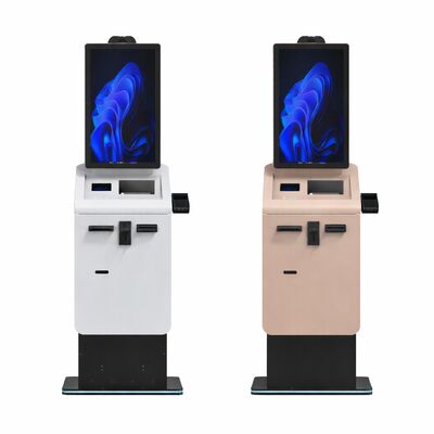 kopen Zelfbediening Kassa Betaling Kiosk Valutawisseling contant geld Munt Recycler Capacitive Touch Screen SDK Geactiveerd vloer staan online manufacture