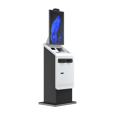 kopen Zelfbediening Coin Cash Acceptor & Dispenser Kiosk met SDK en Barcode Reader Touch Screen Technology Indoor Payment Terminal online manufacture