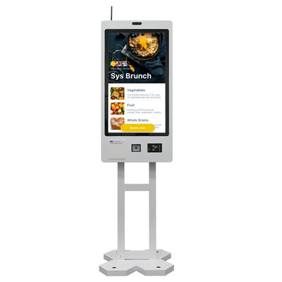 Zelfbedieningsrestaurant Kiosk bestellen Betaalautomaat Barcodescanner