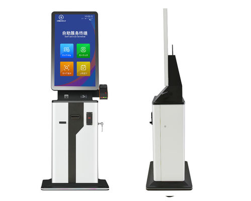 Zelf bestellen Betalen Touchscreen Informatie Kiosk Hotel Inchecken