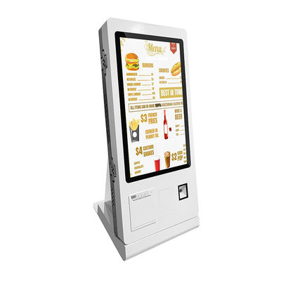 Interactieve zelfbestelling Kiosk Betaling Restaurant Self Service Kiosk Pos Terminal