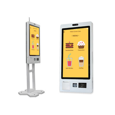 Zelfbestelkiosk Android Touchscreen Restaurant Voedselbestelbetalingssysteem Ontvangstprinter Zelfbediening Kassa Kiosk