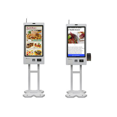 Touchscreen zelfbediening betalingskiosk met QR-scanner/NFC-lezer
