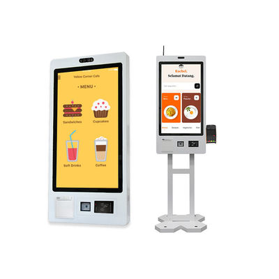 27 inch touchscreen zelfbestellen betaalkiosk muur gemonteerd / Standalone voor restaurant
