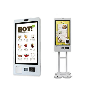 Wifi / Bluetooth / Ethernet Restaurant zelfbestelkiosk met LCD touchscreen display