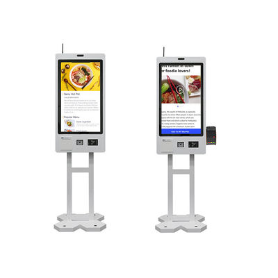 27 32 Inch Fast Food Kiosk Bestellen WiFi CE Rosh