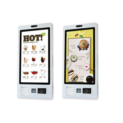 Wandmontage zelfbestelkiosk met Android/Win7/8/10 OS Inneninstallatie