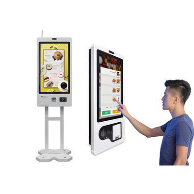 De Vloer Bevindend Voedsel die van de touch screen Zelforde tot Kiosk voor Restaurants opdracht geven