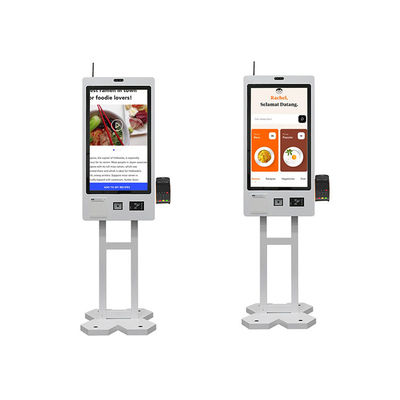 Scan Code Touch Screen Computer Kiosk Machine Restaurant Staande Touch Screen Kiosk