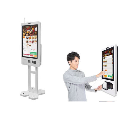 Kassa Self Service Receptie Kiosk Fast Food Kiosk 24 Inch Capacitieve Bestelling Voor Bioscoop