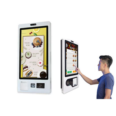 Restaurant Ticket Vending Machine Wandgemonteerde kiosken met printer en scanner