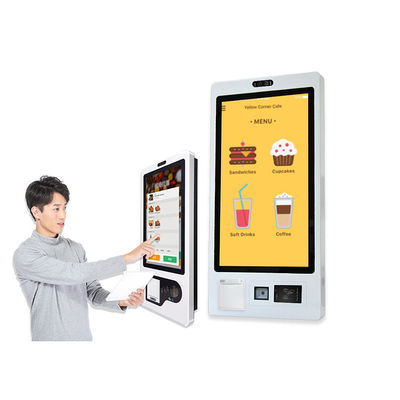 Geautomatiseerde Self Kassier Machine Winkels Barcode Scanner Kassa Touch Screen Betaling Kiosk