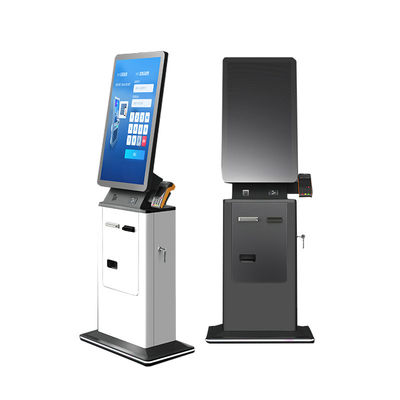 Automatische touchscreen zelfbestelmachine zelfbetaling kiosk met printer scanner en camera