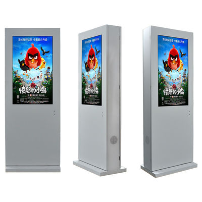 Binnen Uiterst dunne 43 Duim Digitale Signage de Tribune van de Kioskvloer Reclametotem