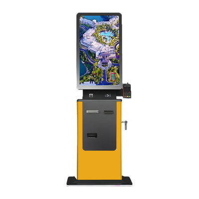 Touchscreen thermische printer interactieve kasbetalingskiosk voor hotel geldautomaten
