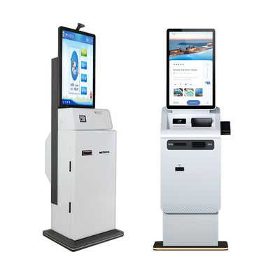 Kiosk voor zelfbetaling Capacitive Touch Ticket Printer Betaalkiosken voor hotels en luchthavens