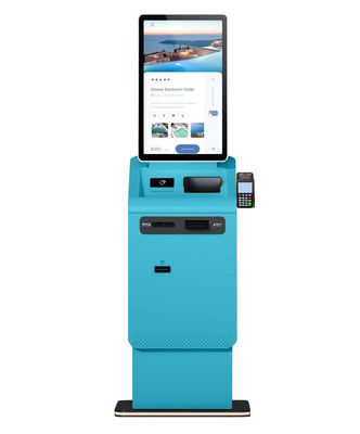 Zelfbedieningskiosk Touchscreen Cash Recycler Card Dispenser Currencry Exchange Zelfbetalingskiosk