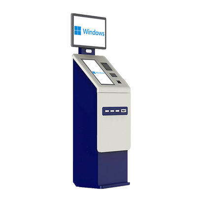 Crtly 32 inch zelfparkeren betaalkiosk met contant geld paspoort scanner check in hotel kaart dispenser kiosk