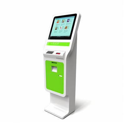 LCD de Capacitieve Machine van de Touch screen Zelfbetaling met QR-Scanner