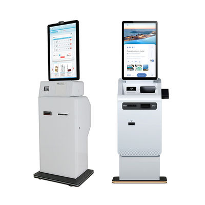 Hotel smart parking zelfbediening interactieve kiosk voor contante betaling