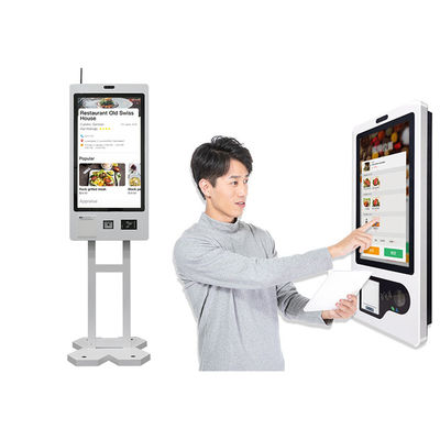 Robuuste Self - servicekiosk met Camera en Thermische Printerbetalingsmuur opgezette kiosk